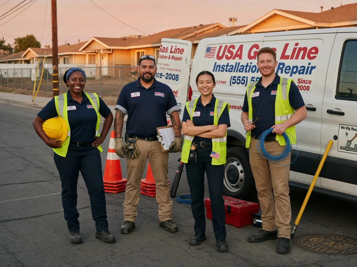 Gas Line Installation company in Myers Flat, CA